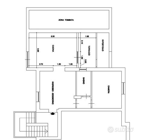 3غرفة شقة في Olmedo, Italy رقم 251144