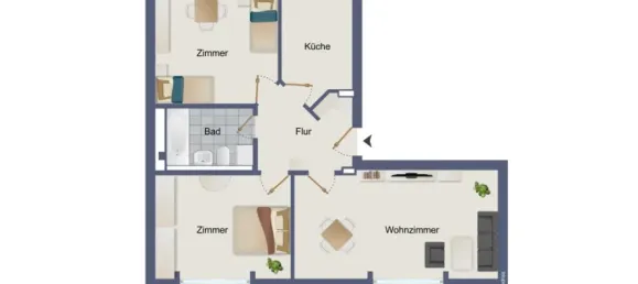 3-Zimmer Wohnung in Mitte, Germany, Nr. 94523 15
