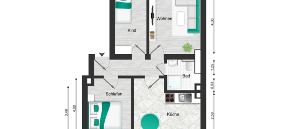 Apartamento de 6 dormitorios en Augsburg, Germany No. 276187 13