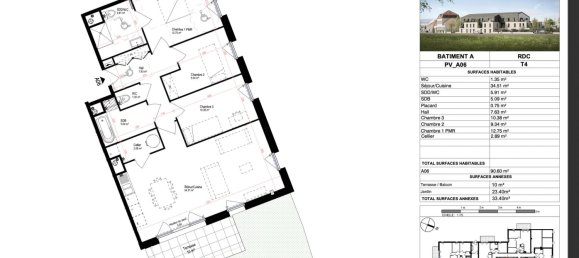 3 chambres Appartement à Phalempin, France No. 73498 2