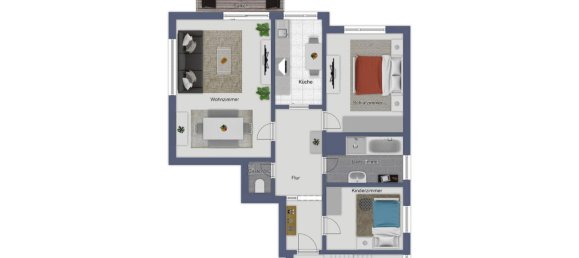 2 chambres Appartement à Rems-Murr-Kreis, Germany No. 347623 16