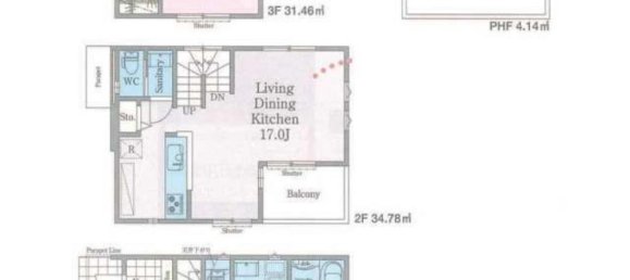 2 bedrooms House in Saitama, Japan No. 1147 2