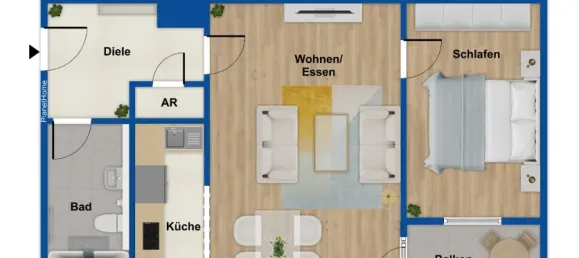 2-Zimmer Wohnung in Steglitz, Germany, Nr. 48646 26