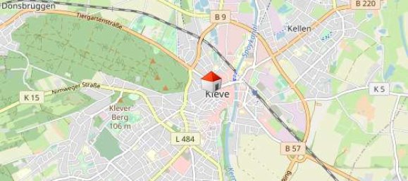 Ático de 2 dormitorios en Kleve, Germany No. 223585 2