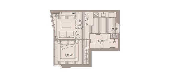 2 rooms Apartment in Beyoglu, Turkey No. 27230 13