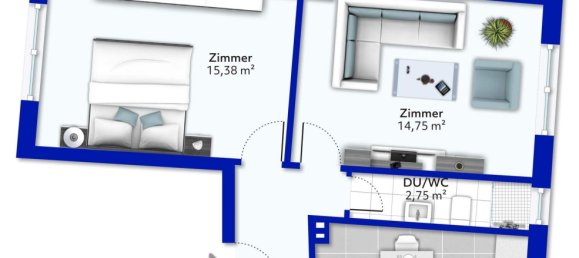 Apartamento de 1 dormitorio en Hamburg-Nord, Germany No. 15069 9