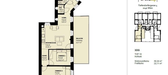 3-Zimmer Wohnung in Penzing, Austria, Nr. 184161 25