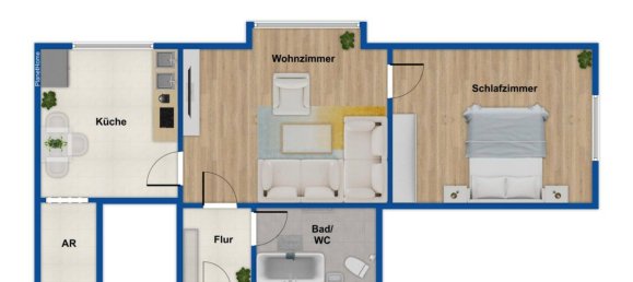 2غرفة شقة في Nuremberg, Germany رقم 341167 11