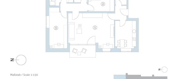 3 bedrooms Apartment in Dahlem, Germany No. 66102 15