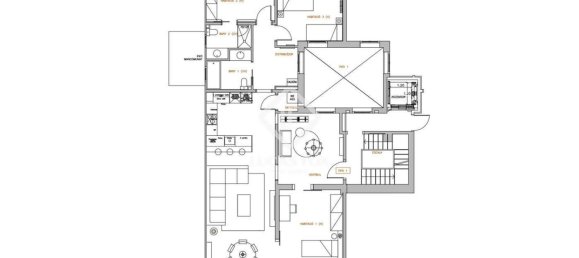 Ático de 3 dormitorios en Ciudad Vieja, Spain No. 169872 113