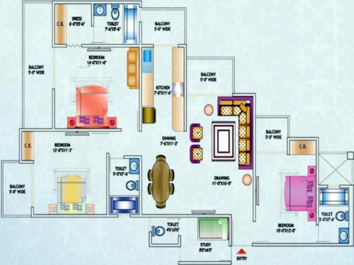 3 bedrooms House in Noida, India No. 67320