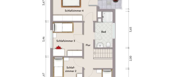 Casa de 3 dormitorios en Friesland, Germany No. 170076 24