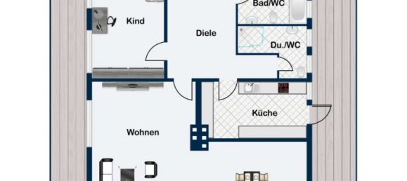 3 غرف نوم بانتهاوس في Baden-Baden, Germany رقم 13014 27