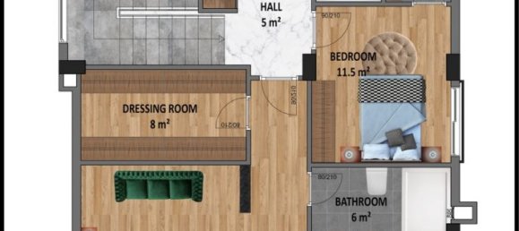 Villa de 5 habitaciónes en Alanya, Turkey No. 9930 25