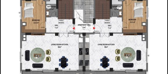 Villa de 5 habitaciónes en Alanya, Turkey No. 9930 16