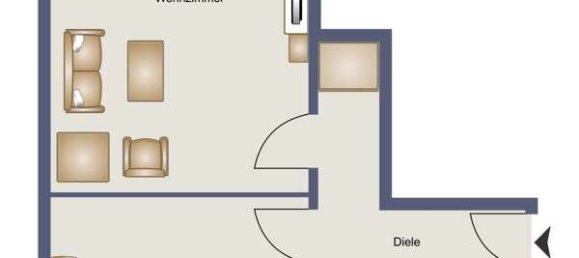 Квартира с 1 спальней в Веддинг, Германия № 14956 11