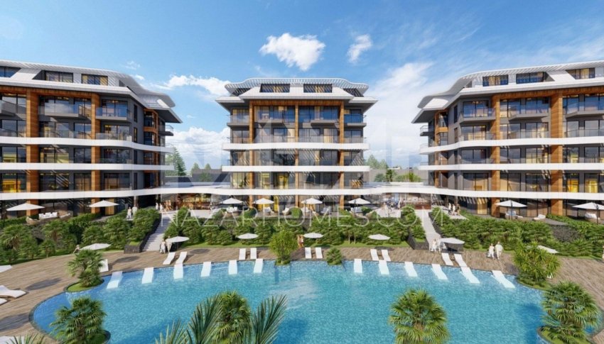 Apartment 1+1 in Alanya, Turkey No. 14339