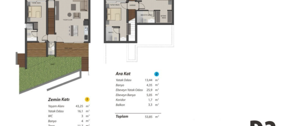 فيلا 2+1 في Bodrum, Turkey رقم 27425 24