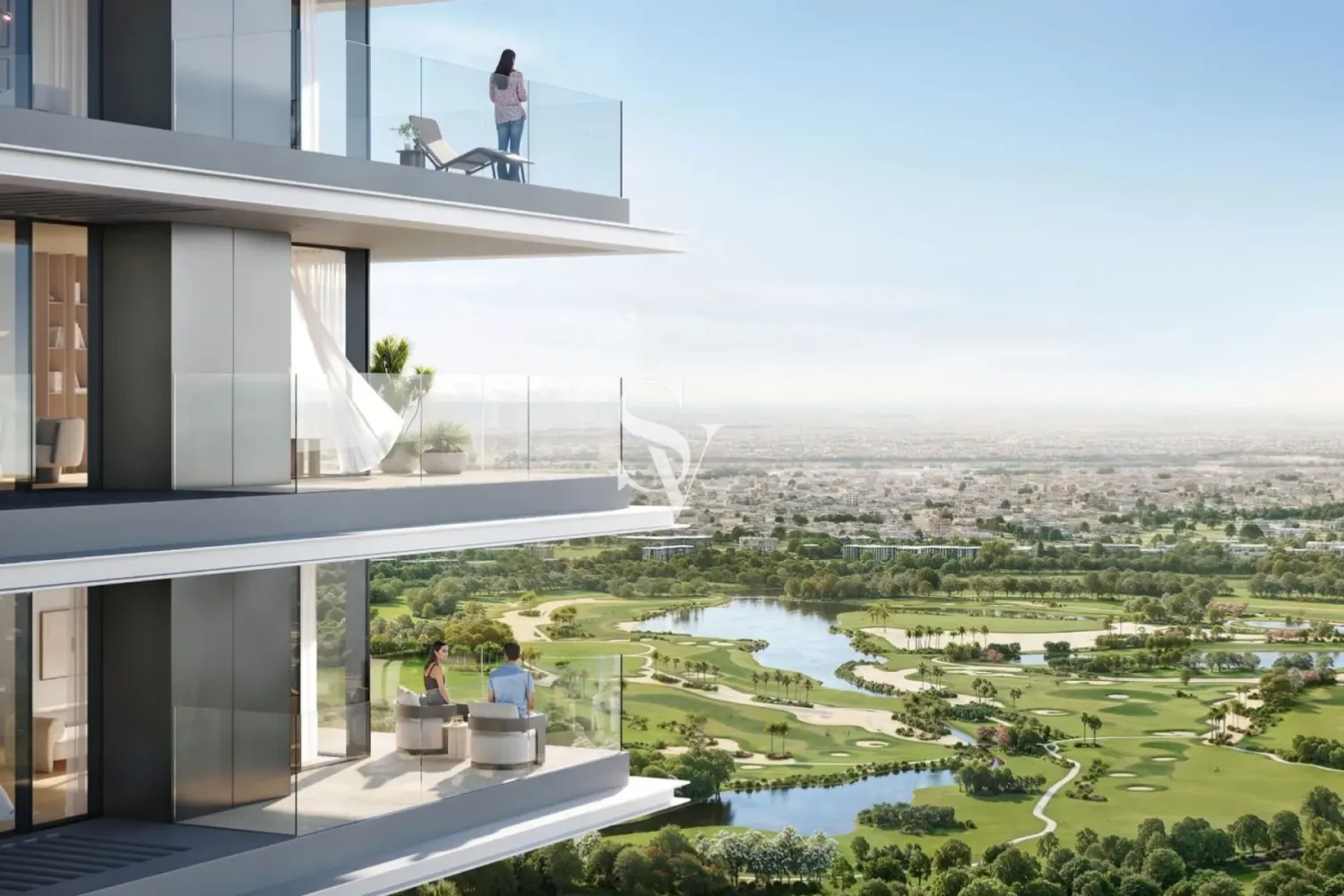 Квартира с 2 спальнями в Dubai Creek Harbour (The Lagoons), ОАЭ № 122838