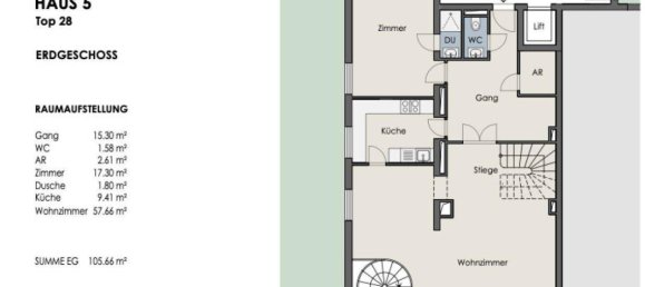 6غرفة شقة في Dobling, Austria رقم 229485 29