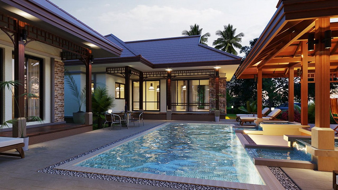 Вилла с 3 спальнями в The Gardens by Vichara, Пляж Рейли, Таиланд № 30304