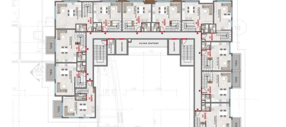 Apartamento de 2 divisões em Mahmutlar, Turkey N.º 10120 15