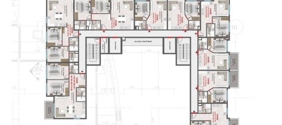 Apartamento de 2 divisões em Mahmutlar, Turkey N.º 10120 18