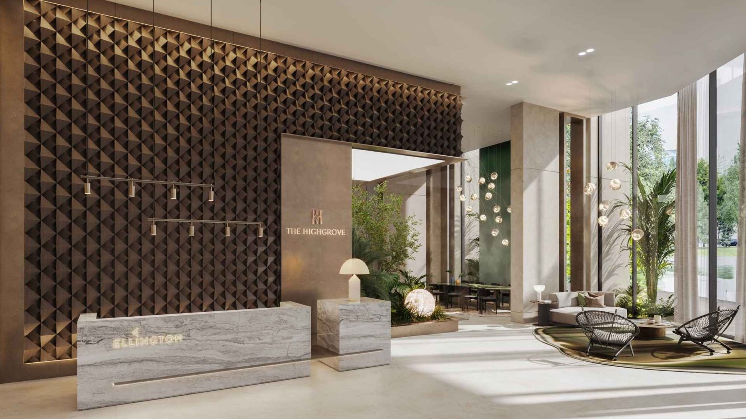 Квартира с 2 спальнями в The Highgrove, Nadd Al Sheba, ОАЭ № 63423