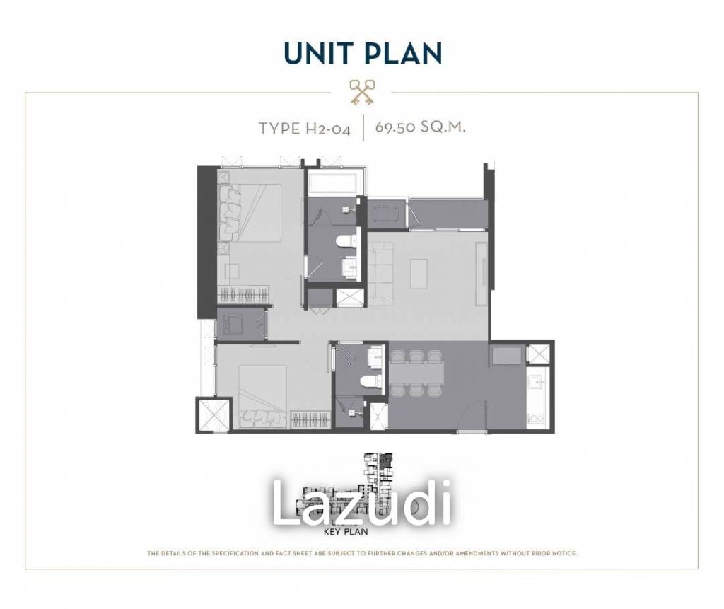 2 bedrooms Condo in Bangkok, Thailand No. 14857