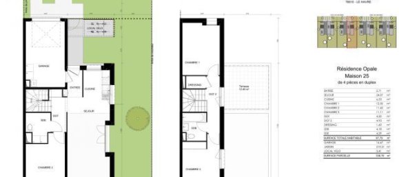 3 غرف نوم منزل في Le Havre, France رقم 357487 2