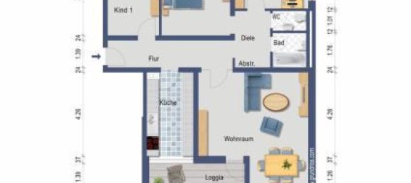 4غرفة شقة في Cologne, Germany رقم 130649 31