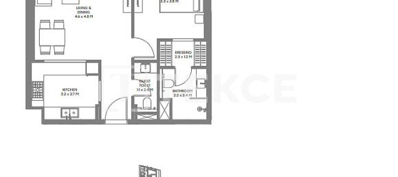 3 Schlafzimmer Wohnung in Aljada, UAE, Nr. 180155 9