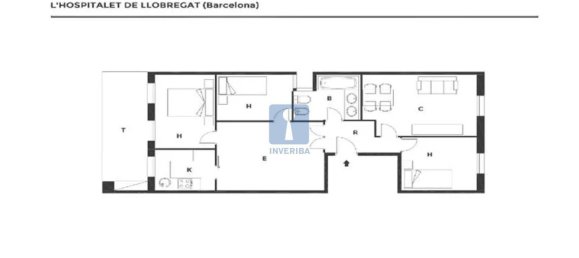 3 Schlafzimmer Wohnung in L'Hospitalet de Llobregat, Spain, Nr. 32580 12