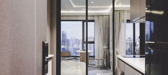 Студия в кондо в Ратчатхеви, Таиланд № 9180 4