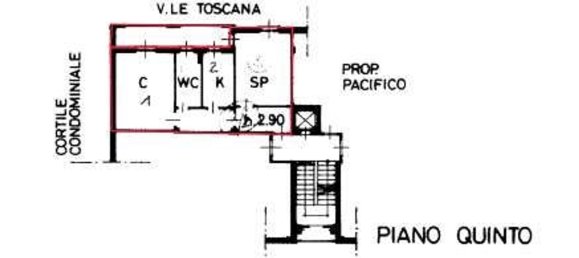 2-Zimmer Wohnung in Cinisello Balsamo, Italy, Nr. 1983 12