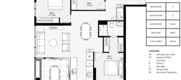 Квартира с 2 спальнями в Southport, Австралия № 628 26