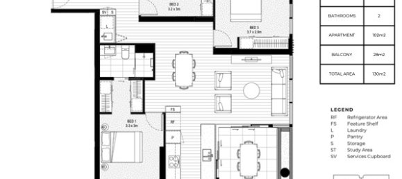 Квартира с 2 спальнями в Southport, Австралия № 628 25