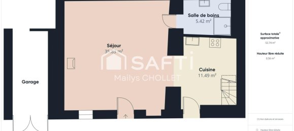 1 chambre Maison à Chambourg-sur-Indre, France No. 273163 8