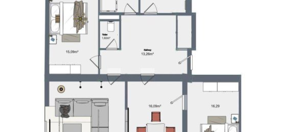 Apartamento de 4 divisões em Wahring, Austria N.º 213490 25