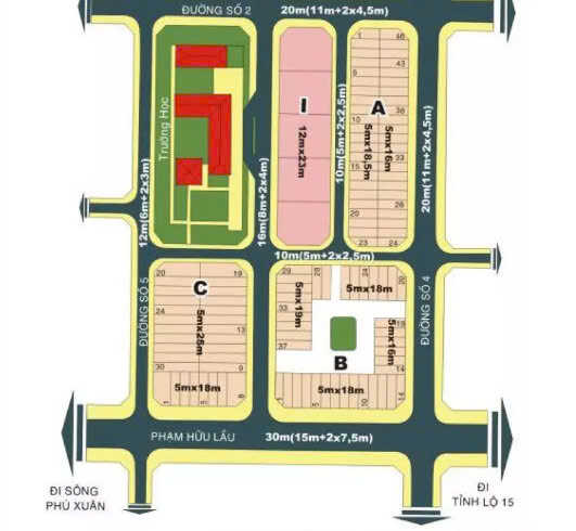 92.5m² Land in District 7, Vietnam No. 19963