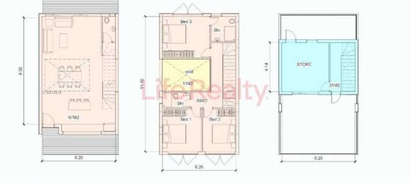 3 Schlafzimmer Gewerbliche Immobilie in Germasogeia, Cyprus, Nr. 19701 2