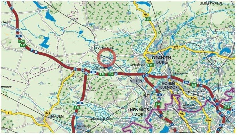  قطعة أرض في Oberhavel, Germany رقم 357460