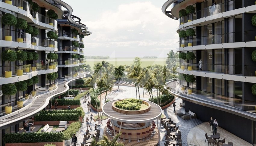 Wohnung 1+1 in Alanya, Turkey, Nr. 14348