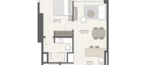 Студия в Дубай Марина, ОАЭ № 121411 12