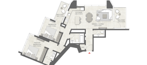 Студия в Дубай Марина, ОАЭ № 121411 9