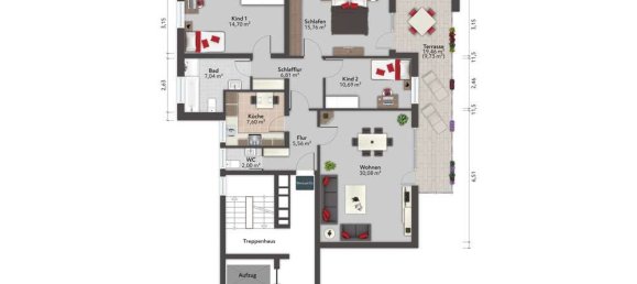 4-Zimmer Wohnung in Lüneburg, Germany, Nr. 68995 7