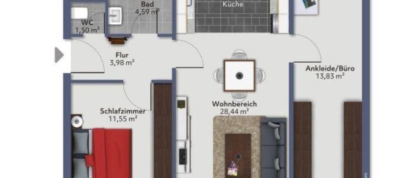 Apartamento de 2 dormitorios en Maria Worth, Austria No. 178728 11