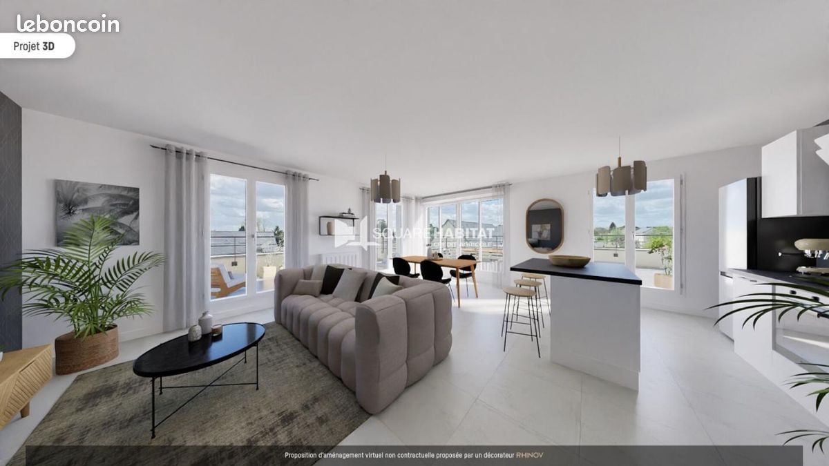 Apartamento T2 em Saint-Cyr-sur-Loire, France N.º 285333