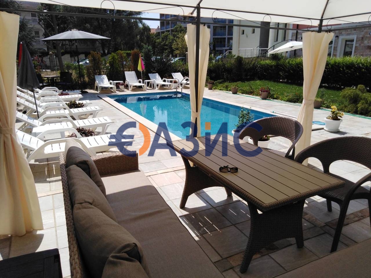 1 غرف نوم شقة في Sveti Vlas, Bulgaria رقم 736