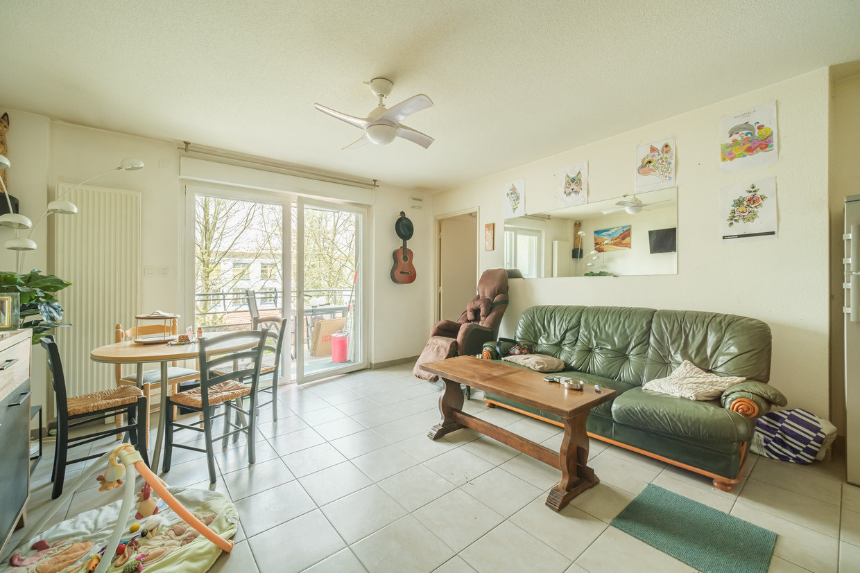 Квартира с 1 спальней в Мюлуз, Франция № 91157